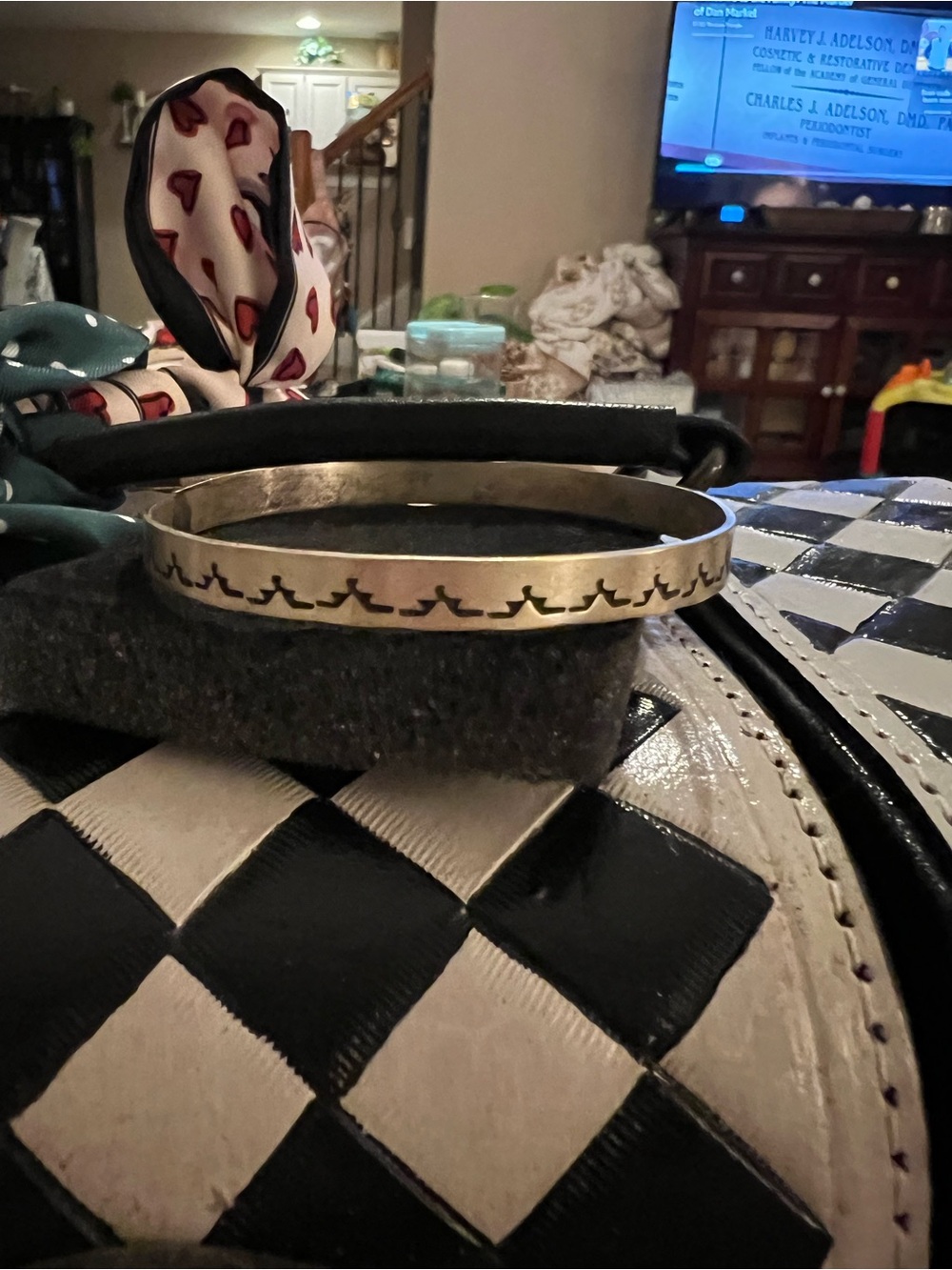 Sterling Silver Cuff. Native.